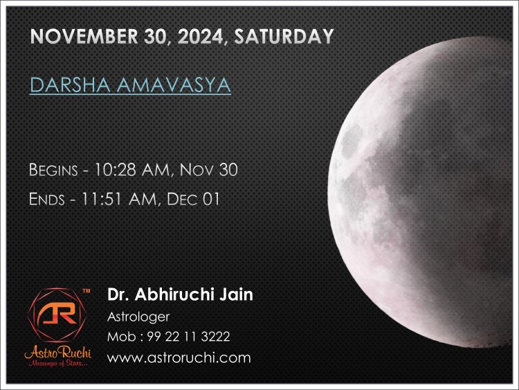 Astroruchi Abhiruchi Palsapure Amavasya 30 Nov 2024