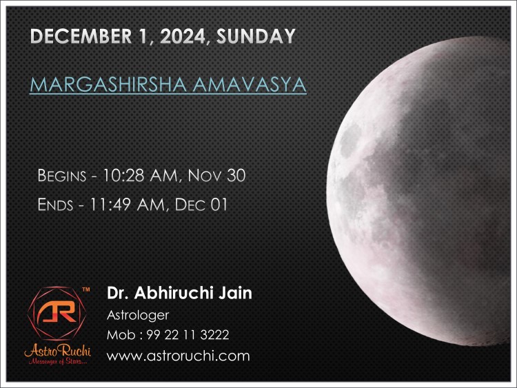 Astroruchi Abhiruchi Palsapure Amavasya 1 Dec 2024