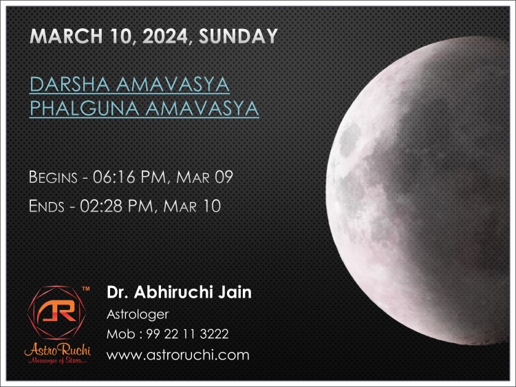 Astroruchi Abhiruchi Palsapure Amavasya 9 Mar 2024