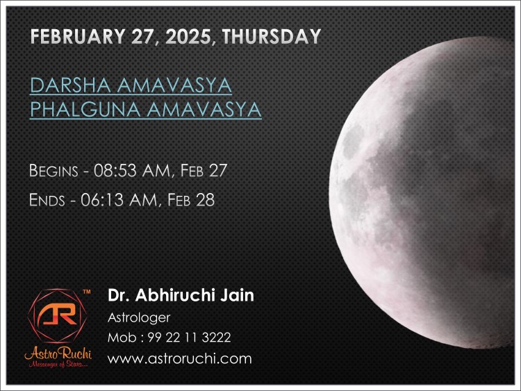 Astroruchi Abhiruchi Palsapure Amavasya 27 Feb 2025