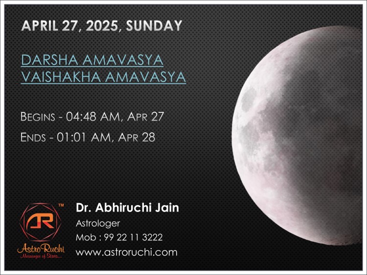 Astroruchi Abhiruchi Palsapure Amavasya 27 Apr 2025