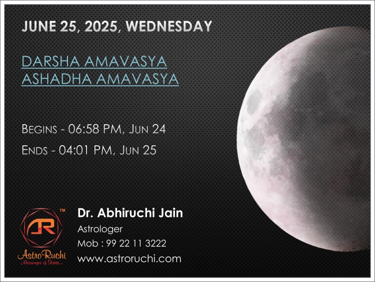 Astroruchi Abhiruchi Palsapure Amavasya 25 Jun 2025