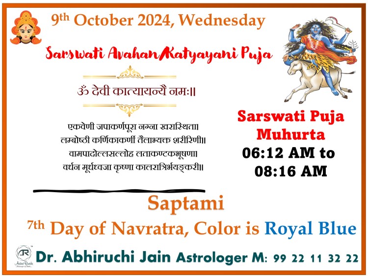 Astroruchi Abhiruchi Palsapure Shardiya Navratri 2024
