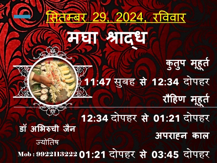 Astroruchi Abhiruchi Palsapure PitruPaksha 29 Sep 2024