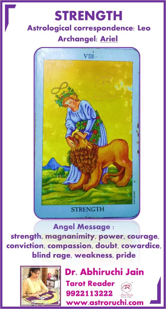 Best astrologer | Astroruchi Abhiruchi Palsapure Tarot Card Strength