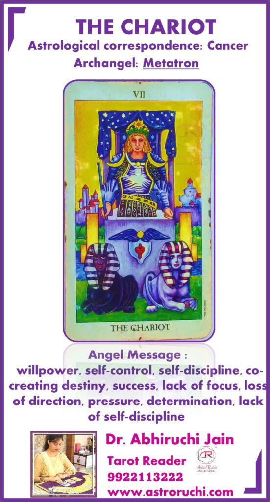 Best astrologer | Astroruchi Abhiruchi Palsapure Tarot Card The Chariot