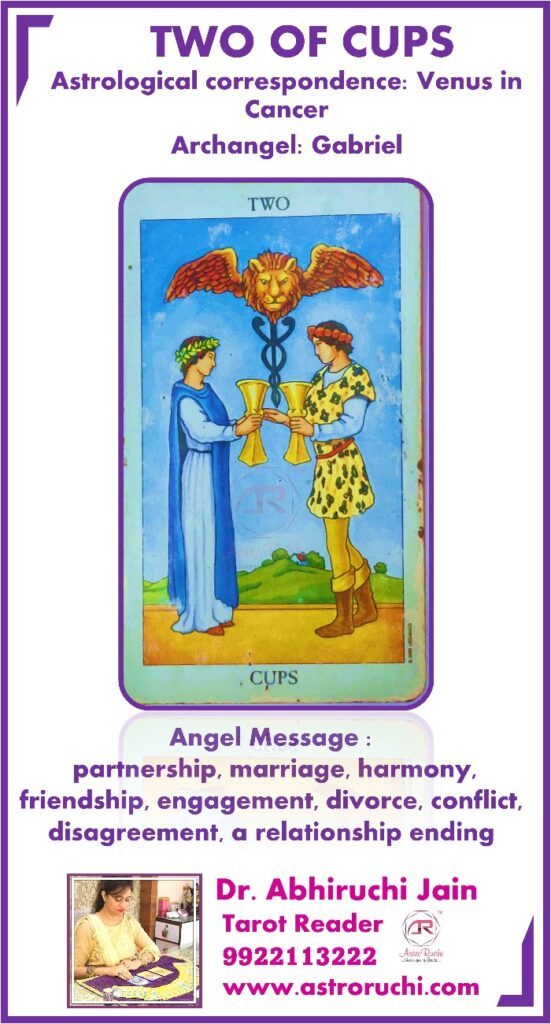 Best astrologer | Astroruchi Abhiruchi Palsapure Tarot Card Two Of Cups